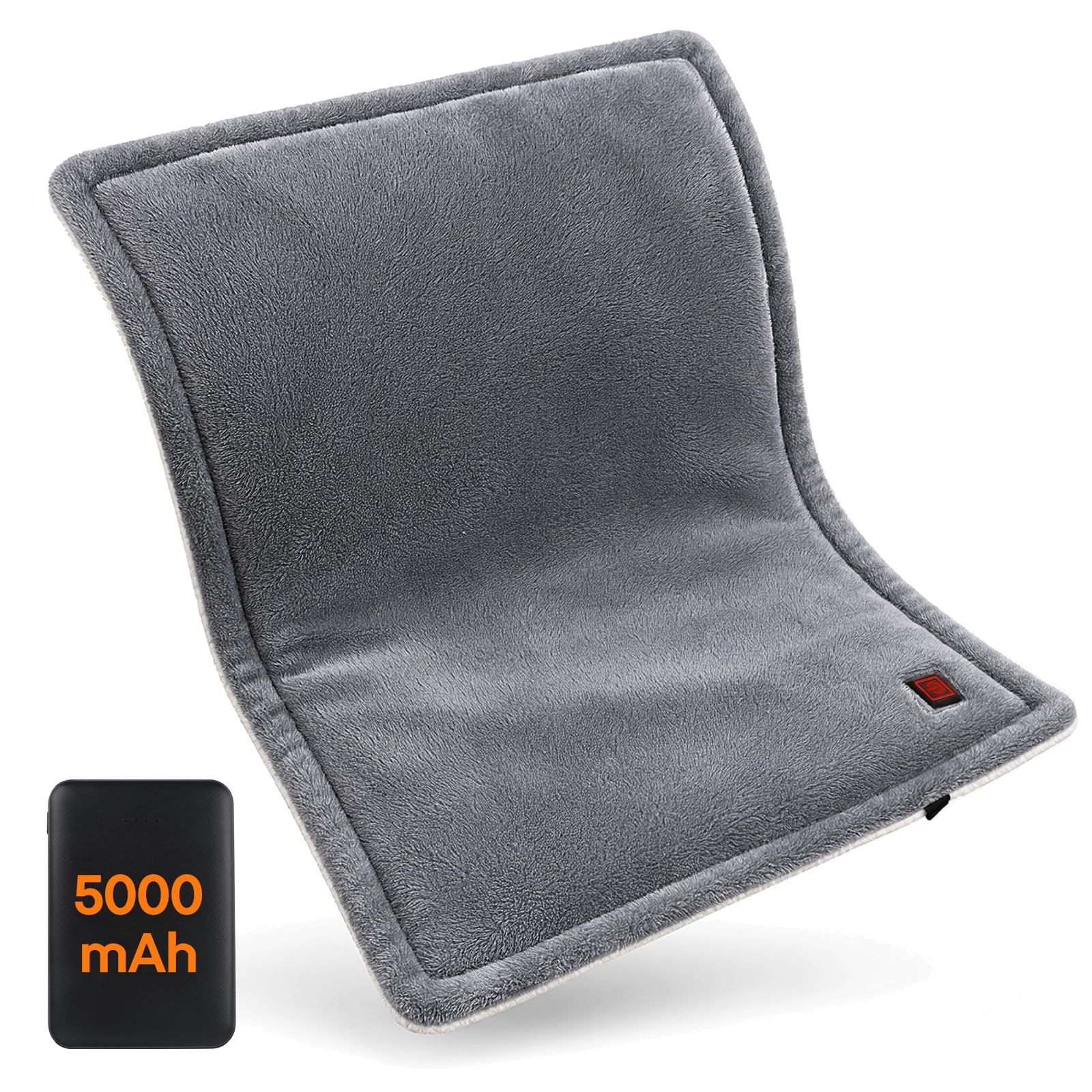 Photo 1 of [HEAVILY USED] comfheat Portable Cordless Heating Pad with 5000mAh Battery, 1.7LB Weighted