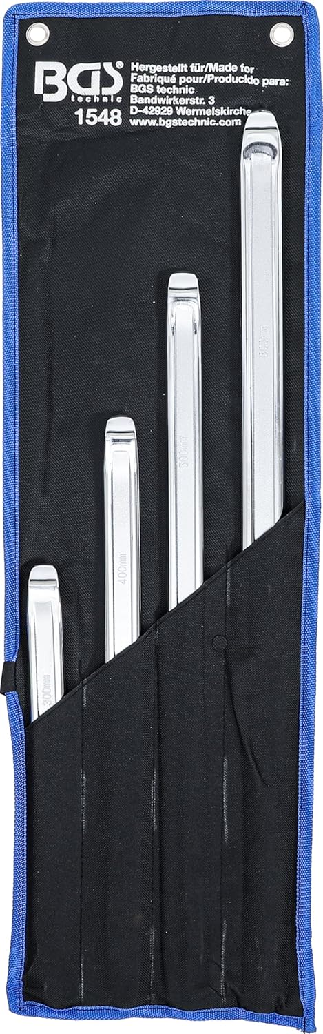 BGS 1548 Tyre Lever Set, Silver/Black, Set of 4 Pieces