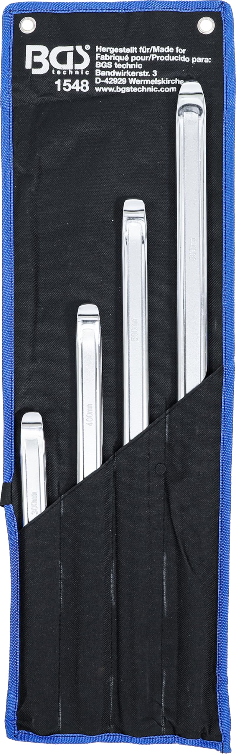 BGS 1548 | Serie di leve per gommisti | 300 - 400 - 500 - 600 mm | 4 pz.