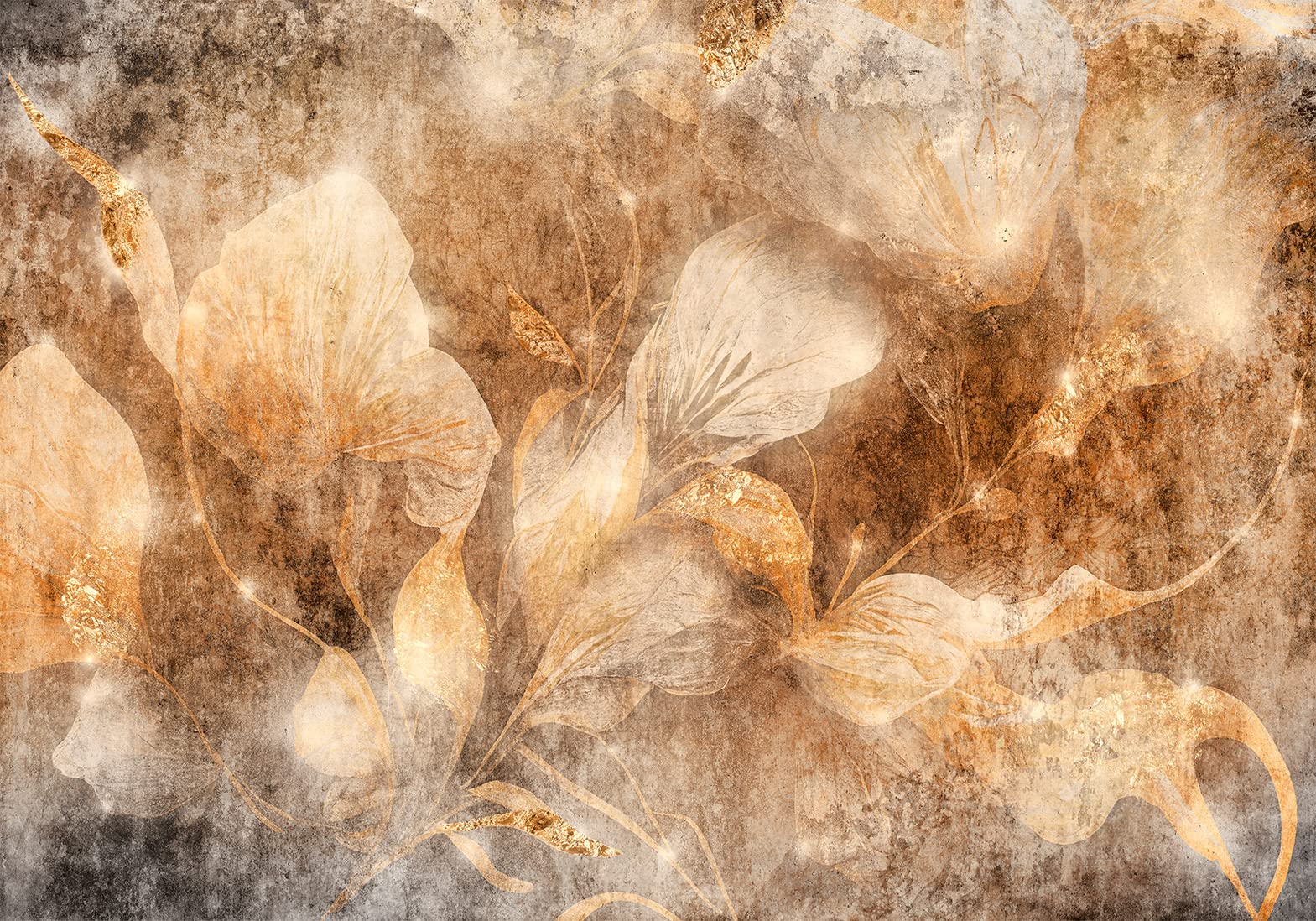 murando - Carta da Parati Moderna per Camera da Letto, Astratto, 400x280 cm | Fotomurali in TNT, Decorazione da Muro XXL, Carte da Parati Moderne, Natura, Produzione Europea