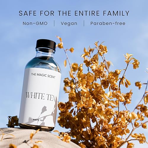 Miniatura 2 de The Magic Scent Aceite difusor de té blanco – Aromas de lujo para hotel y hogar – Difusor de aromas de aceite para el hogar diseñado para su uso