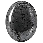 Amazing Gemstone Hematite Crystals and Healing Stones - Large Palm Stone Crystals Piedra - Crystal for Good Luck, Balanced Positive Energy, Meditation - Unique Stocking Stuffers Gifts for Women, Men