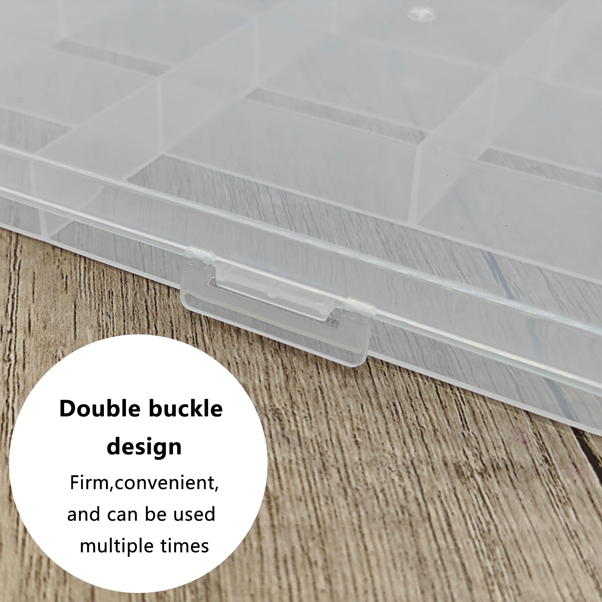 HAOBIN 23 Scomparti Scatola Portaoggetti Griglie Scatola Di Immagazzinaggio Scatole Porta Minuteria Scatole Di Immagazzinaggio Scatola Di Plastica Utilizzato In Gioielli, Piccole Parti E Accessori