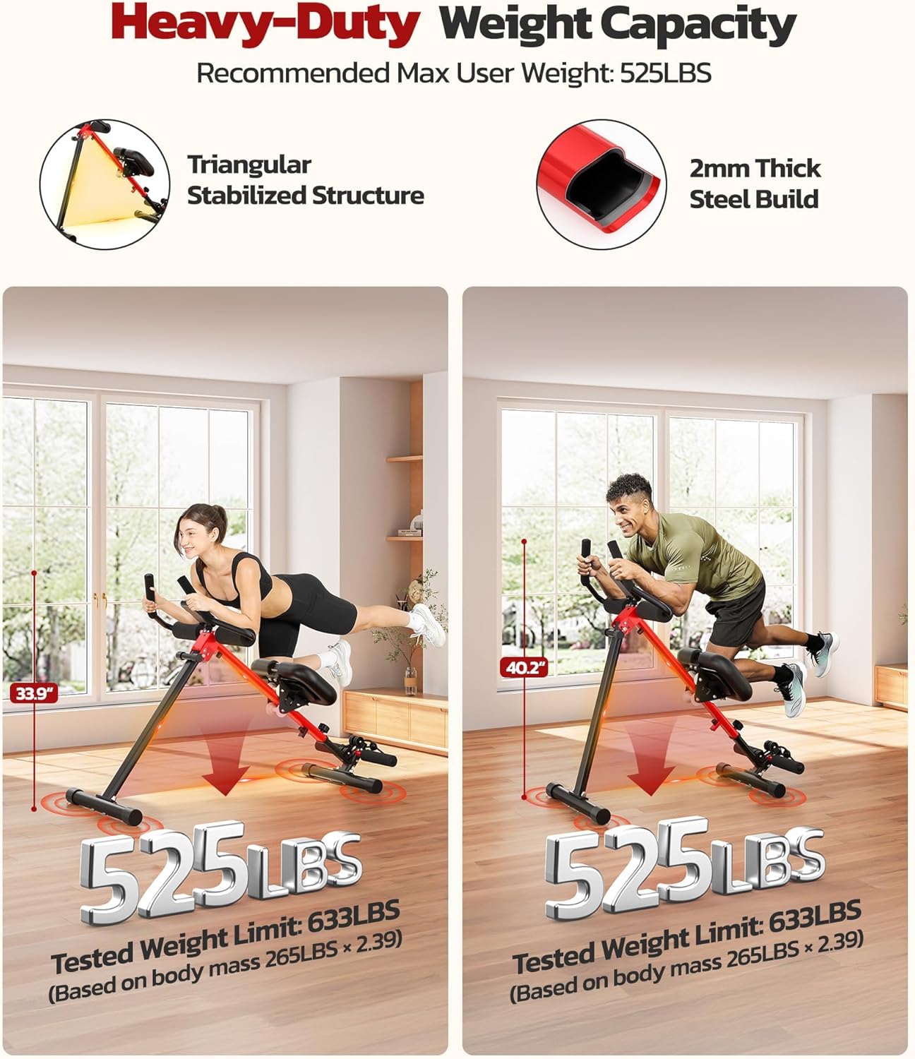 Yoleo 2 In 1 Ab &Amp; Rowing Machines For Home, Foldable Ab Work...