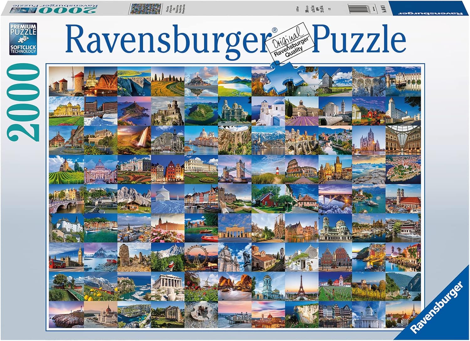Ravensburger 80487 99 Places In Europa 2000 Stukjes Puzzel Voor Volwassenen En Kinderen Vanaf 14 Jaar Exclusief Bij Amazon 751248412
