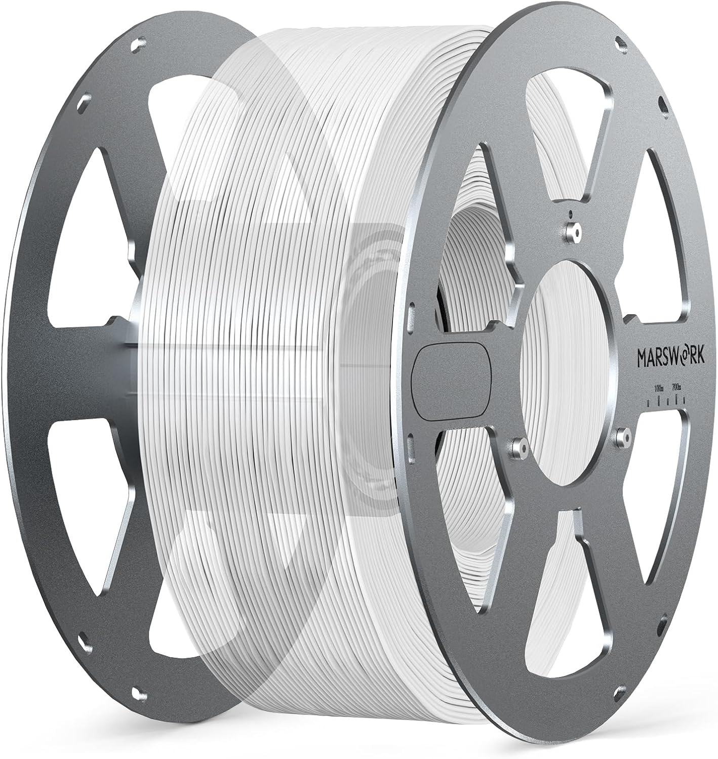 PLA Basic, Pre-Dried Filament with Quick-Swap Reusable Spool 2kg (4.4lbs), 1.75mm 3D Printing Filament, Compatible with Bambu Lab 3D Printers – Black + White