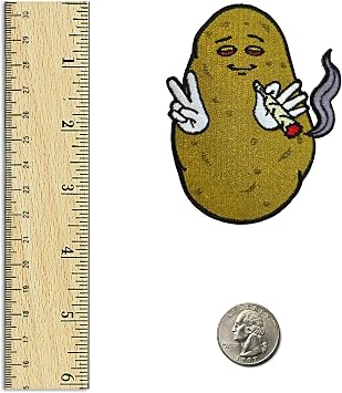 Kolorspun Baked Potato Patch - Hook and Loop Tactical Morale Patch