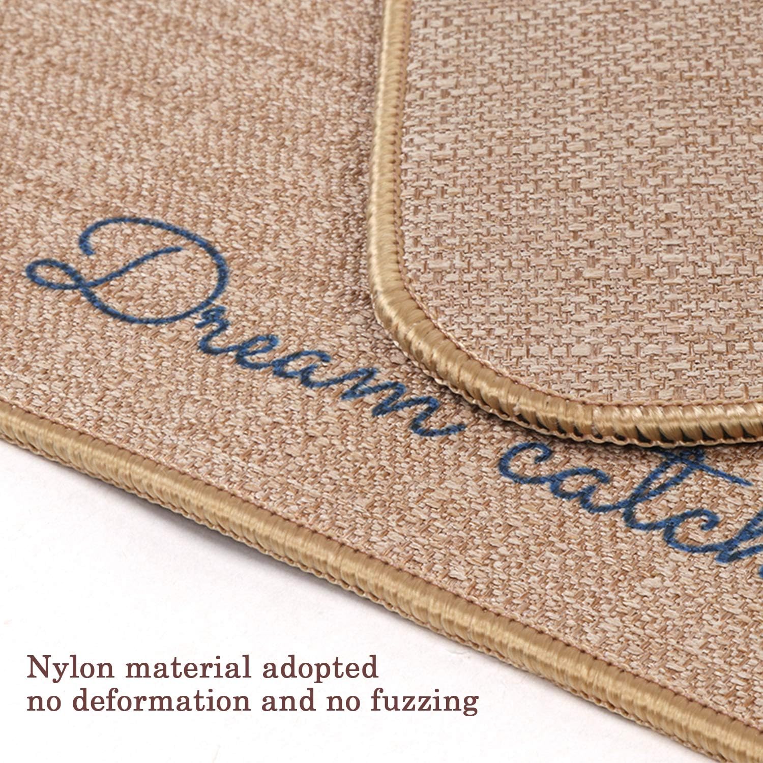 Kitchen Rugs,LEEVAN 2 PCS Vintage Microfiber Non-Skid/Slip Rubber Back Washable Doormat Floormat Area Rug Carpet (17" X 29"+17" X 59", Dream Catcher)