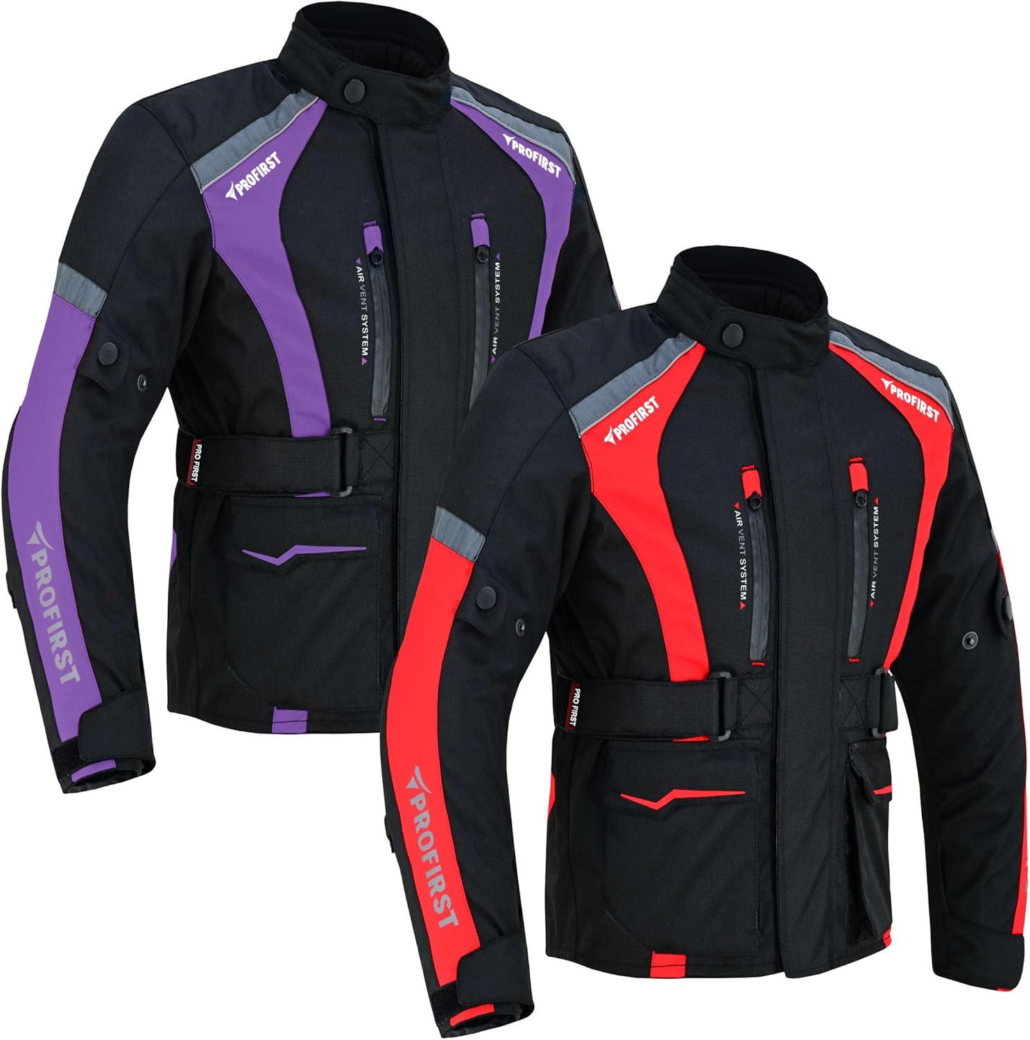 PROFIRST Kids Motorcycle Jacket with CE Armor | Waterproof & Breathable Riding Jacket for Boys & Girls with Ventilation