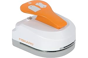 Fiskars 197670-1001 Double Tag Maker with Built-in Eyelet