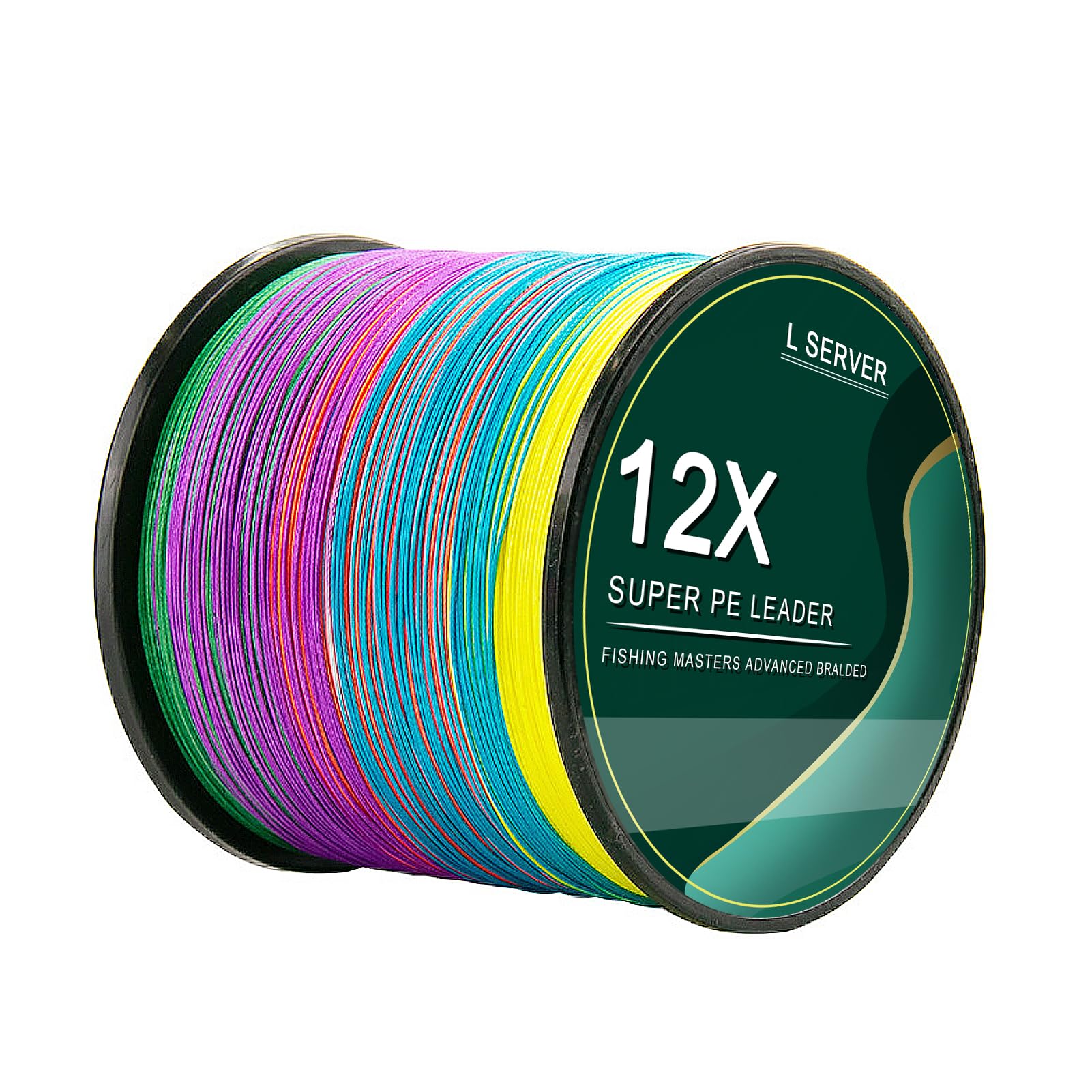 Tresse Peche 500m/1000m 12 Tresses Anti-Morsure Pêche Ligne PE Leurre Ligne Mer Fil de Pêche 12.6-81kg