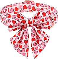 Vista 24 de Collares Verdes para Perros Pequeños, Lindo Collar de Pana para Perro con Corbatín, Hebilla de Metal de Seguridad, Collares Ajustables