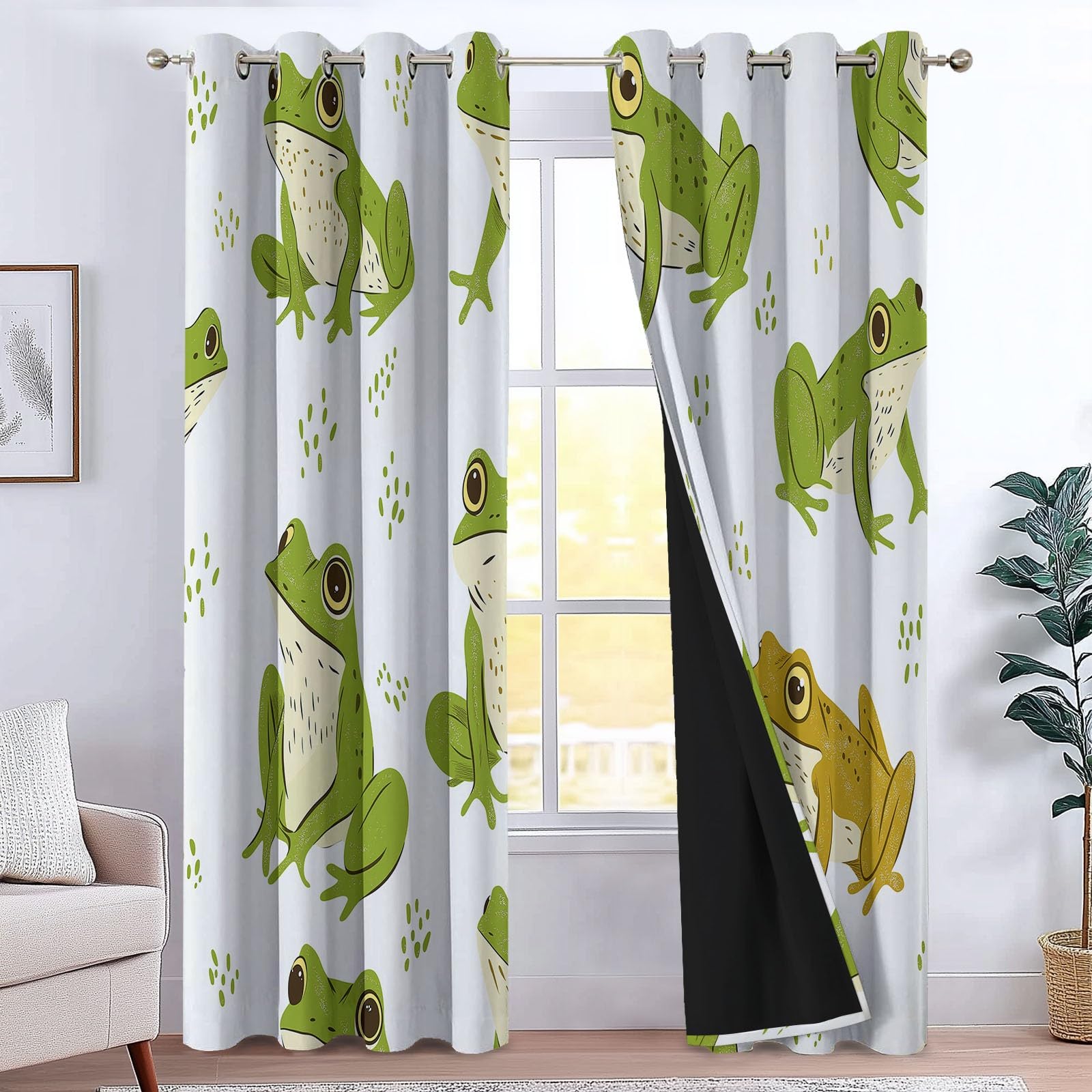 Rideaux opaques thermiques anti-bruit pour chambre d'adulte et bureau calme