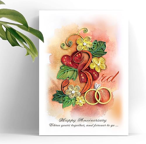 Miniatura 6 de TUMYBee You Are My Valentine, Chocolate with Heart, Love Anniversary Quilling Card 3D hecha a mano para amor y pareja, marido, esposa, tarjeta