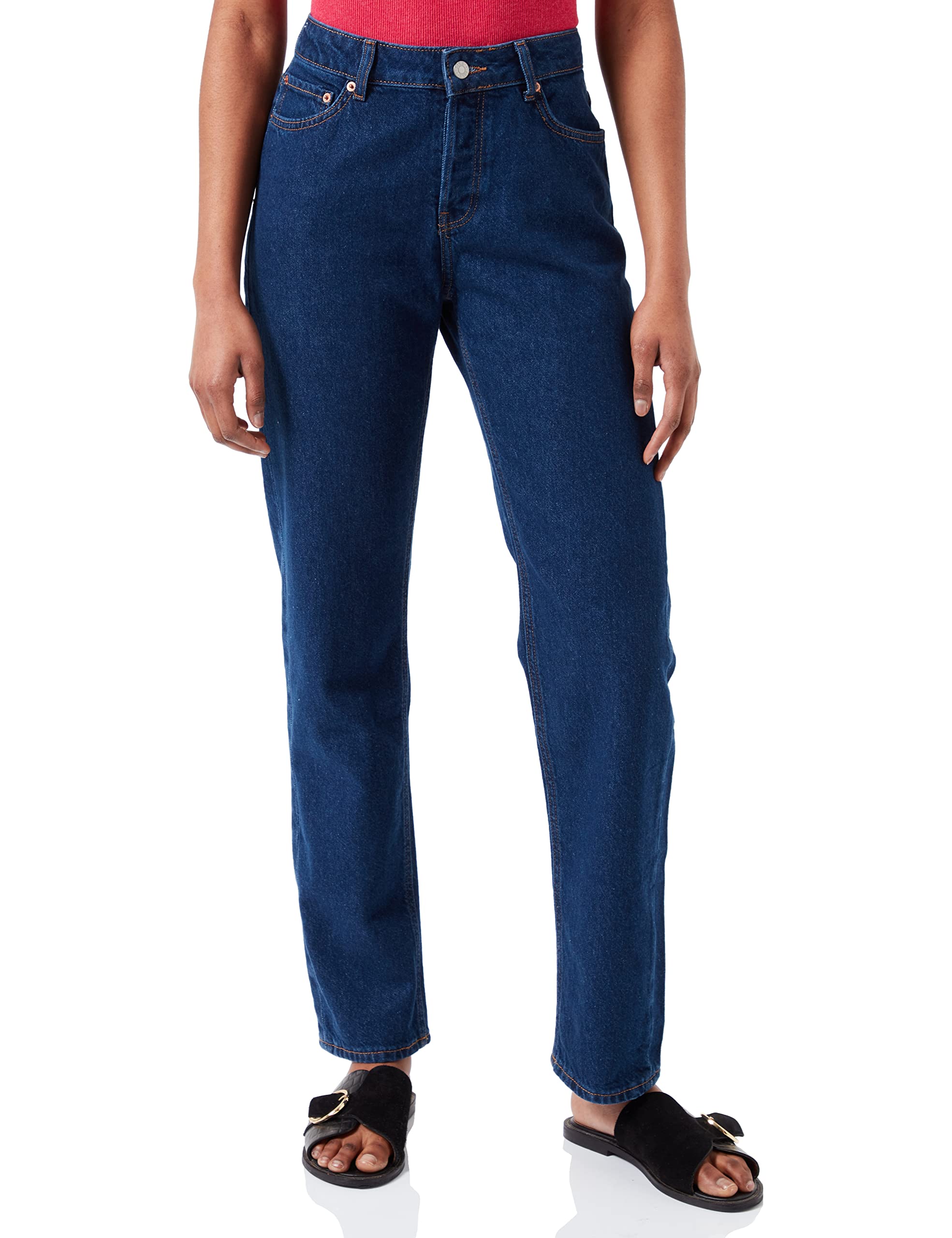 JJXX JXSEOUL Straight MW CRE3001 NOOS Dark Blue Denim