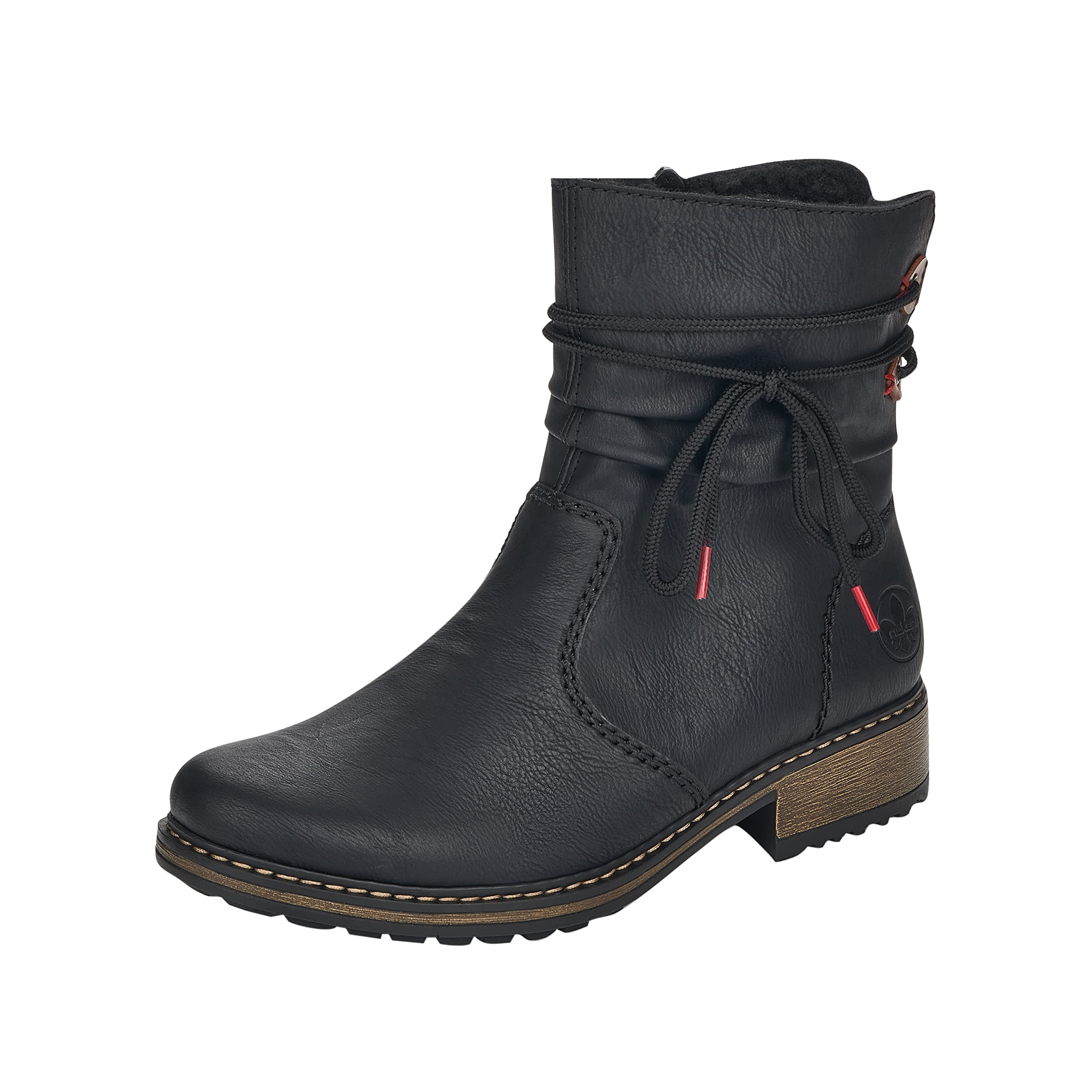 Rieker Herbst/Winter, Women’s Ankle Boots, Black (Schwarz/Mogano / 01 01), 7.5 UK (41 EU)