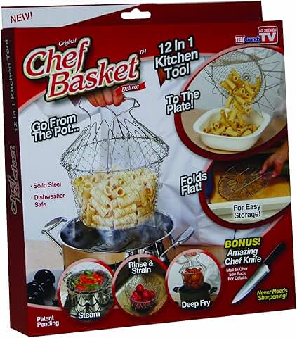 Telebrands 4615 -12 in 1 Kitchen Tool- Chef Basket