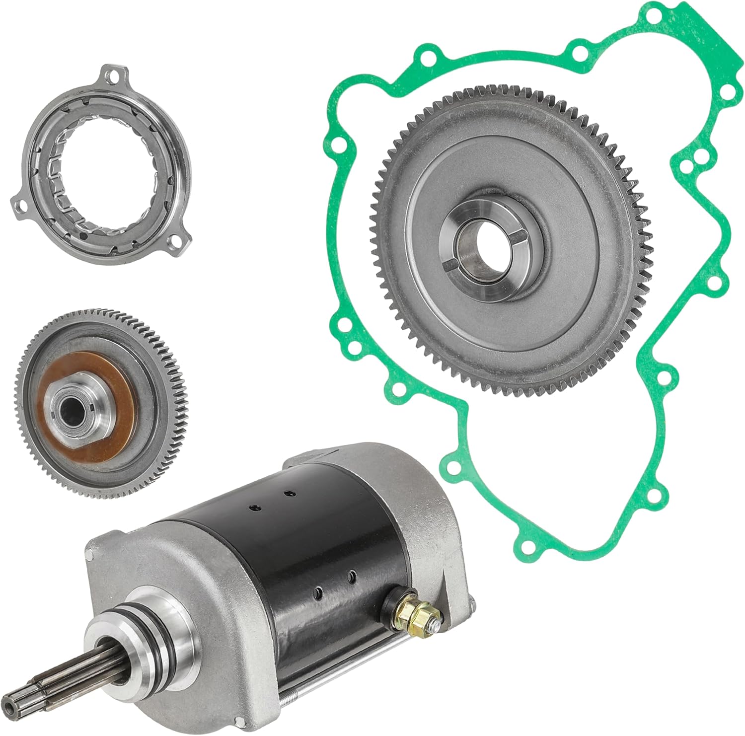 Caltric Starter Clutch Idler Gear Kit Compatible with Polaris RZR XP 900 2013 / RZR XP 4 900 2013