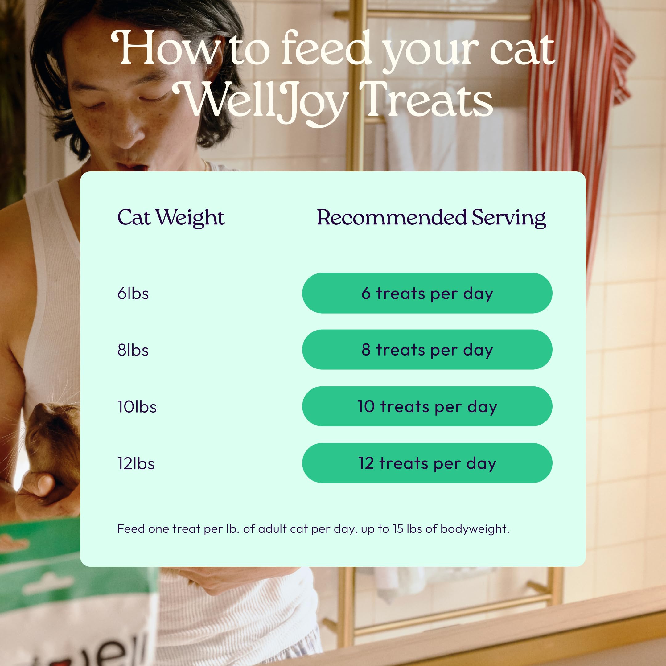 New! WellJoy Cat Treat Dental+ GutBoost | Helps Reduce Tartar | Helps Freshen Breath | Dual-Benefit GutBoost Formulation | Vet Formulated | Made in USA | Made with Real Chicken | 120 Soft Chews - image 7