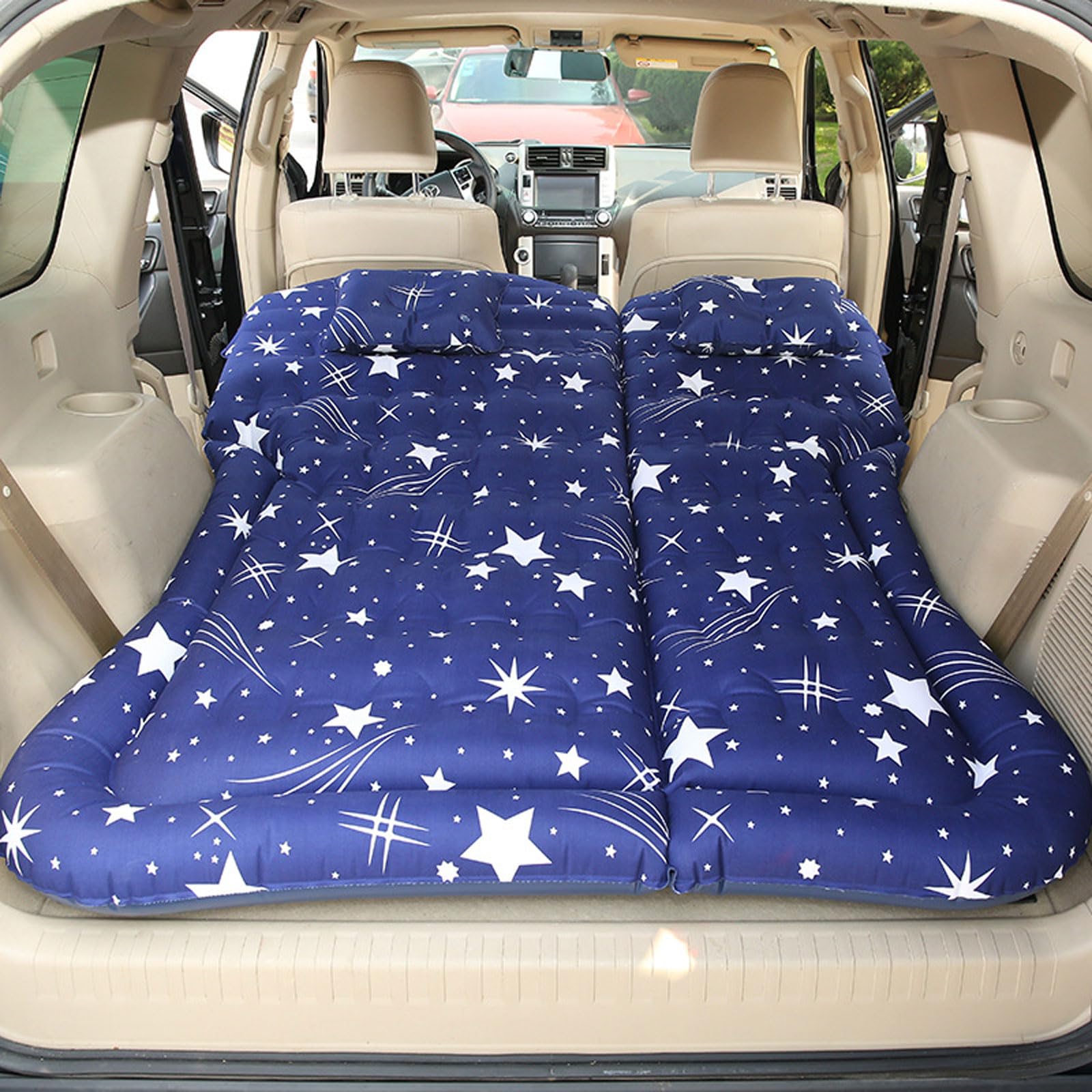 Materassi Ad Aria per Volvo V40 Cross Country 2013-2016 2017 2018 2019 2020, Letto Gonfiabile Portatile con Pompa Ad Aria, per Campeggio/Viaggio/attività All'aperto,F