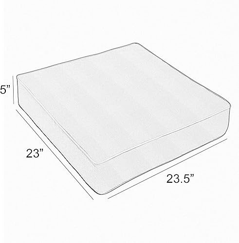 Miniatura 4 de Mozaic Home Richloom - Cojín para asiento profundo con cable para exteriores e interiores, 23 x 23.5 x 5 pulgadas, Pensacola Multi