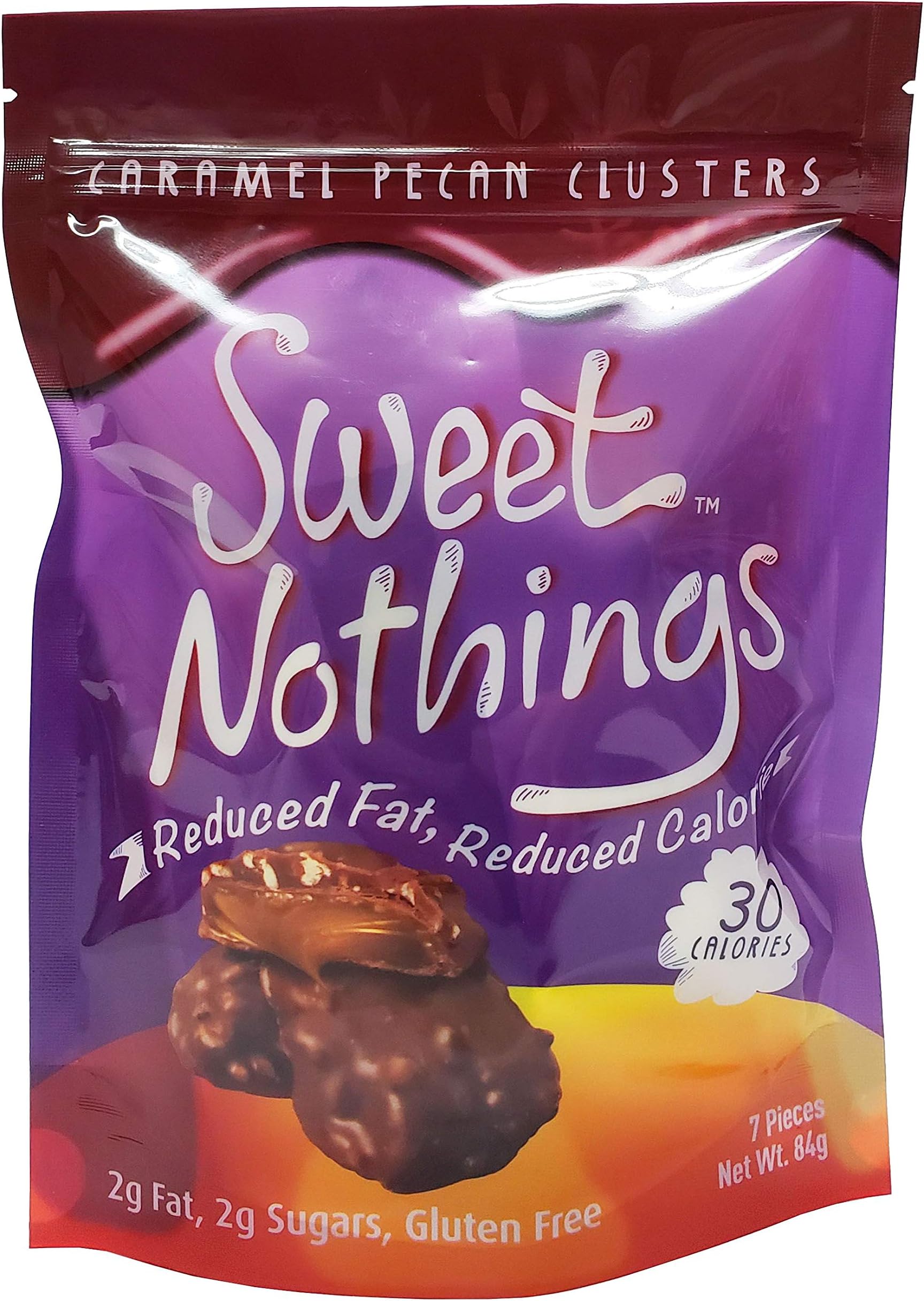 Sweet Nothings Sweet Nothings Caramel Pecan Clusters, 2.96 Ounce (Pack of 6)