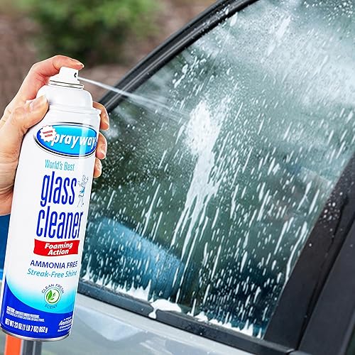 Miniatura 4 de Limpiador de vidrio limpiador de acción de espuma de 19 onzas con paño de limpieza en embalaje The Award Box (paquete de 3)