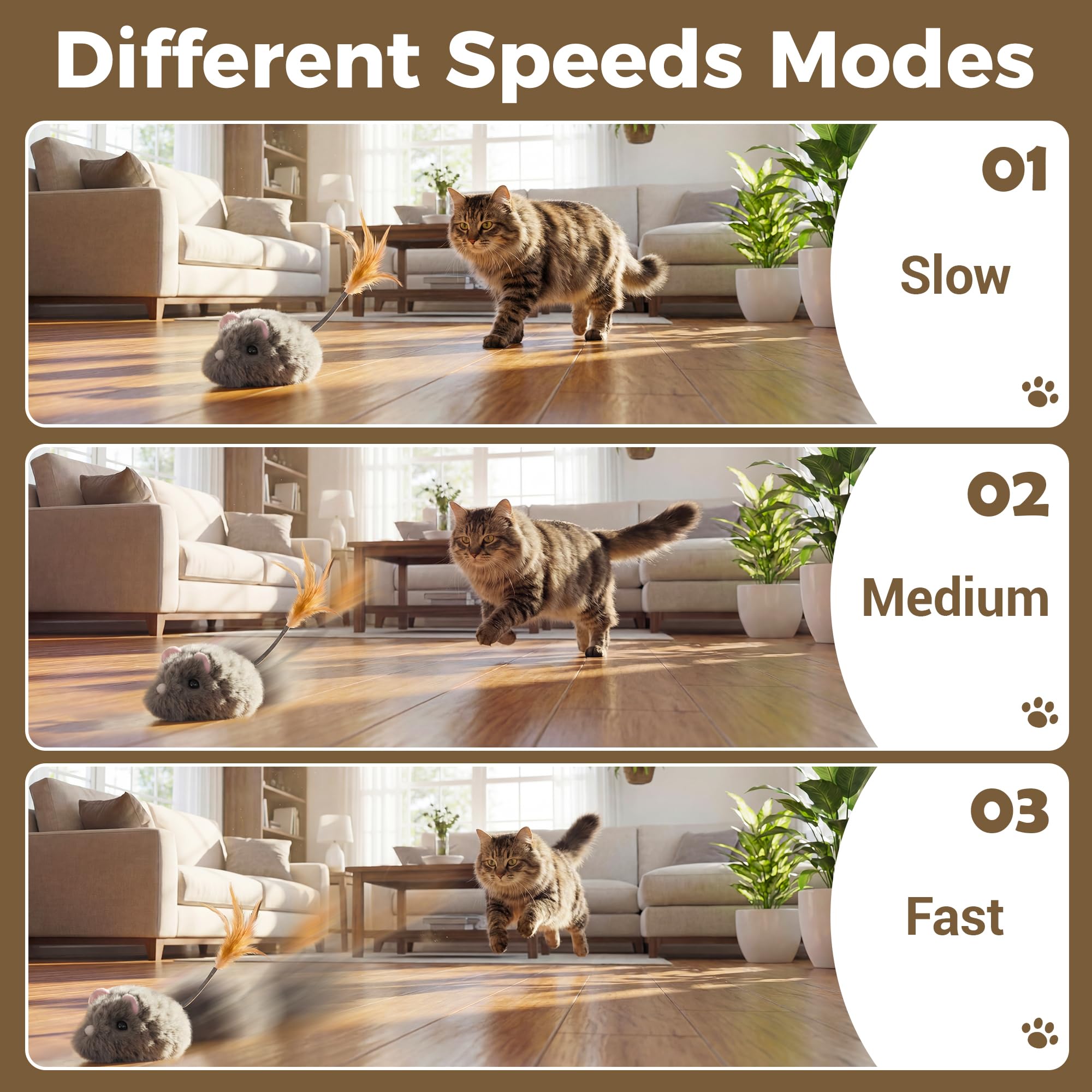 Juguete interactivo con control remoto automático para gatos, juguete de peluche para gatos, funciona con pilas