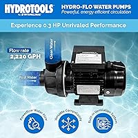 Vista 47 de SWIMLINE HYDROTOOLS Above-Ground Pool Motor Pump, Hydro-Flo 0.3 HP w/ 1980 GPH, Vertical