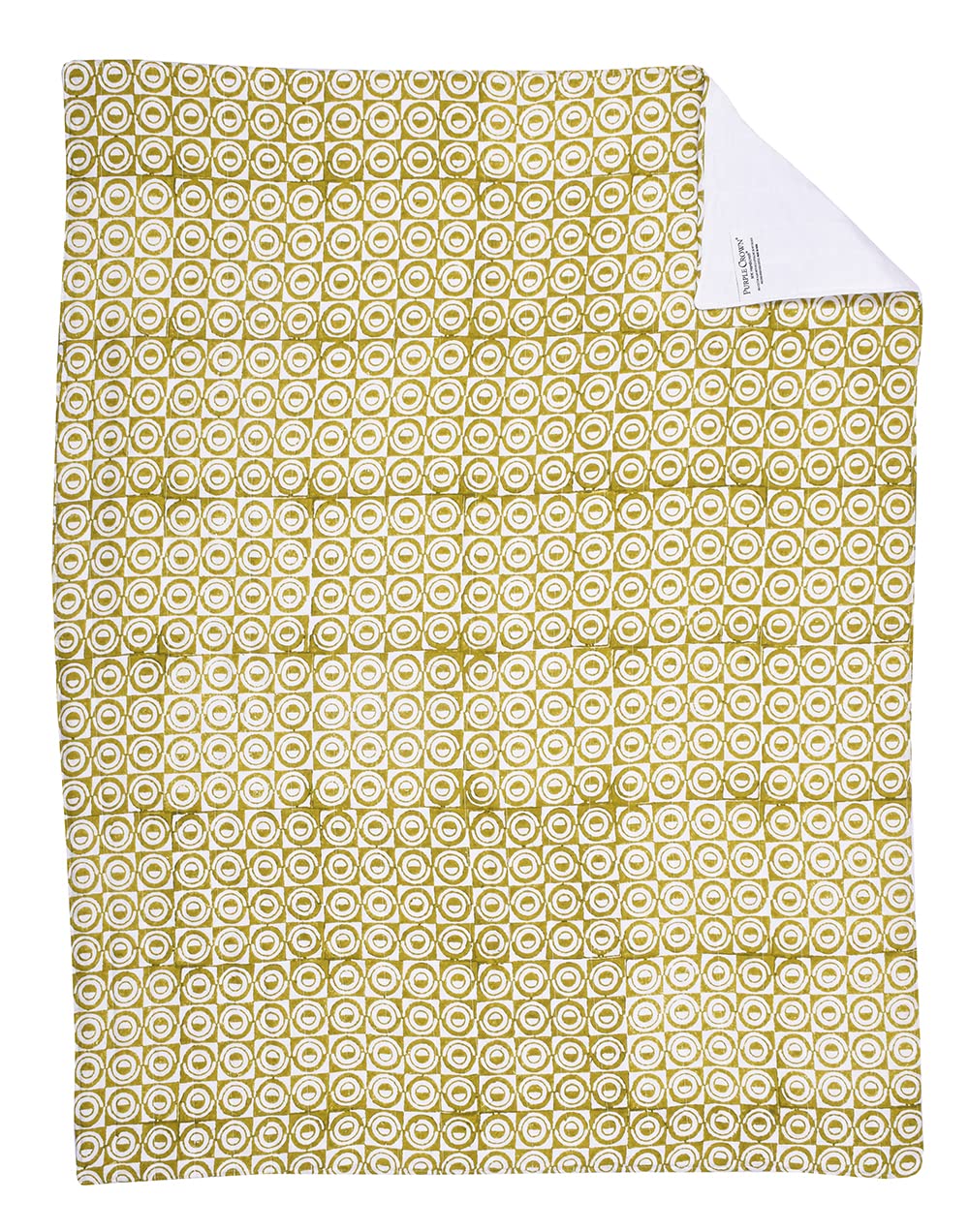 MK Handicraft (PurpleCrown), Pack of 3pieces Pure Breathable Cotton and high Absorbent Block Print Cribsheet for Newborn Babies, Swaddler Cum Comforter for Infants.(Children: M, 75cmx65cm, Purple) 2