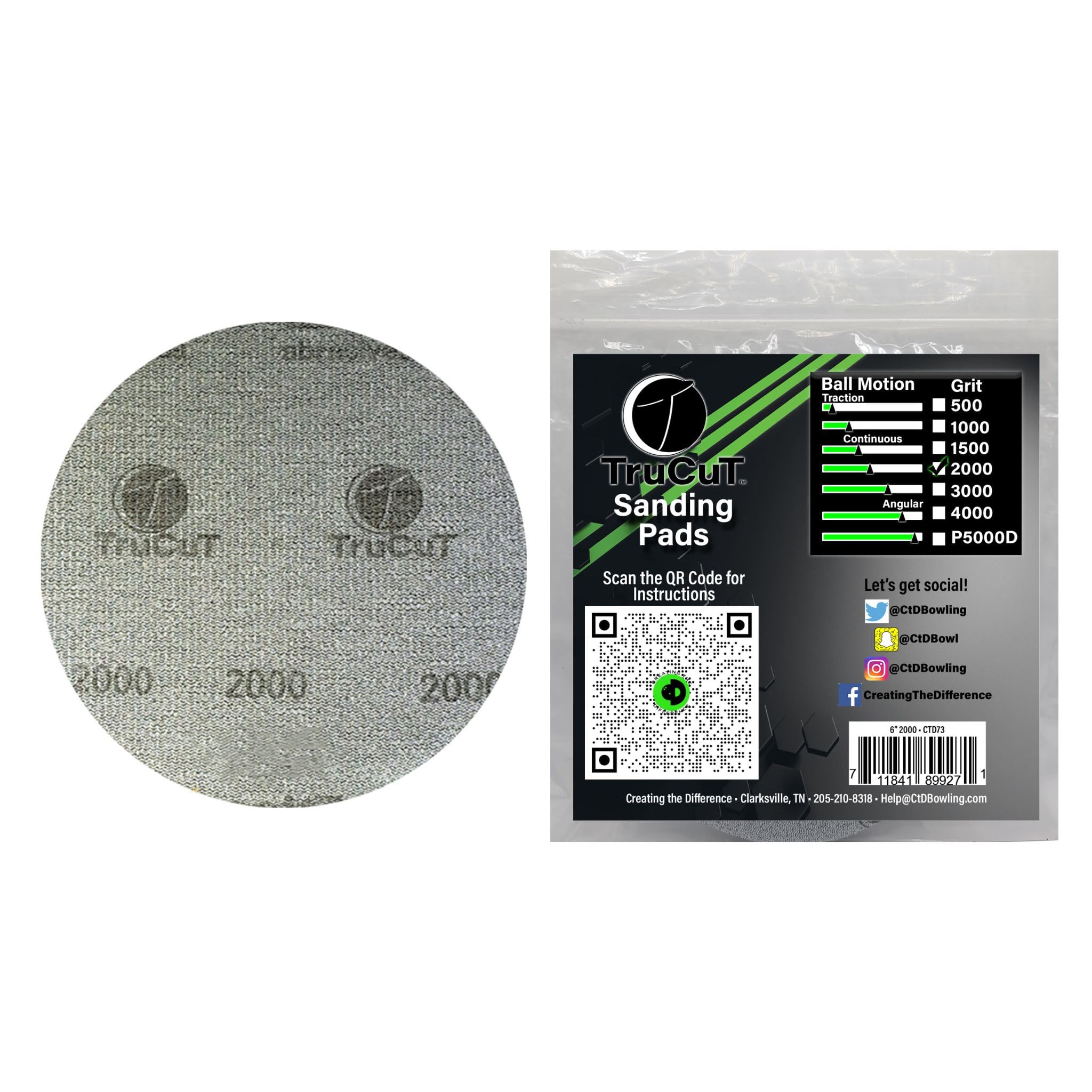 Creating the Difference TruCut Sanding Pad | 2000 grit | 6" Diameter
