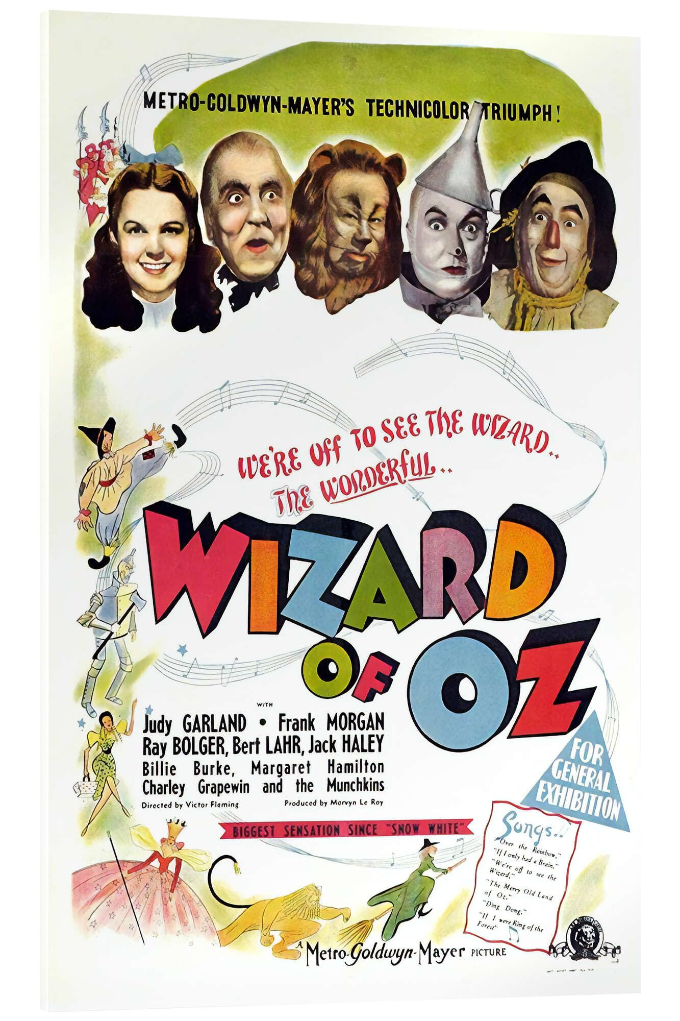 Posterlounge Der Zauberer von Oz (englisch) Acrylglasbild | 40 x 60 cm von Vintage Entertainment Collection Wandbilder Wanddeko