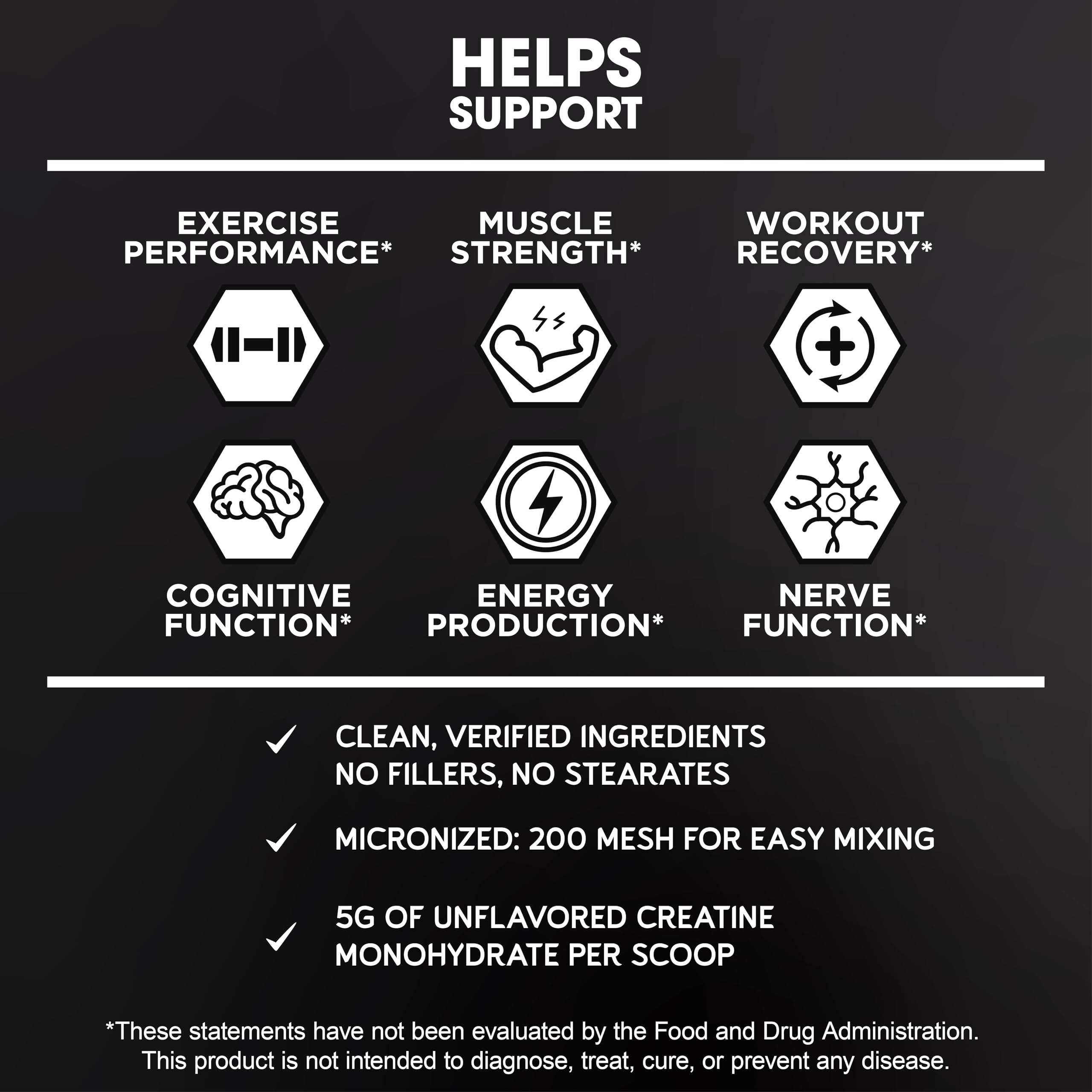 BioEmblem Creatine Monohydrate Powder - Micronized, Unflavored, 300g — Amazon image 6
