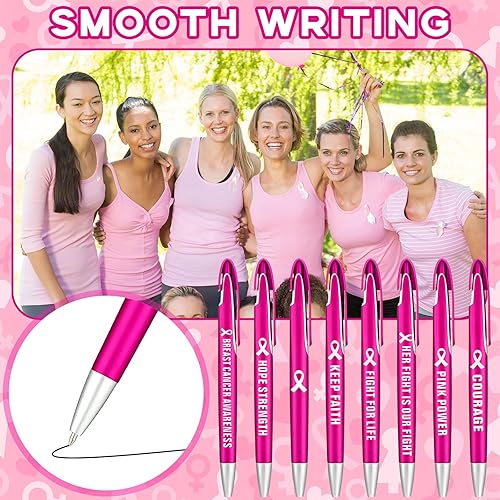 Miniatura 6 de Lincia 100 bolígrafos retráctiles de punta media con tinta negra, regalos de agradecimiento para profesores, regreso a clases, Navidad