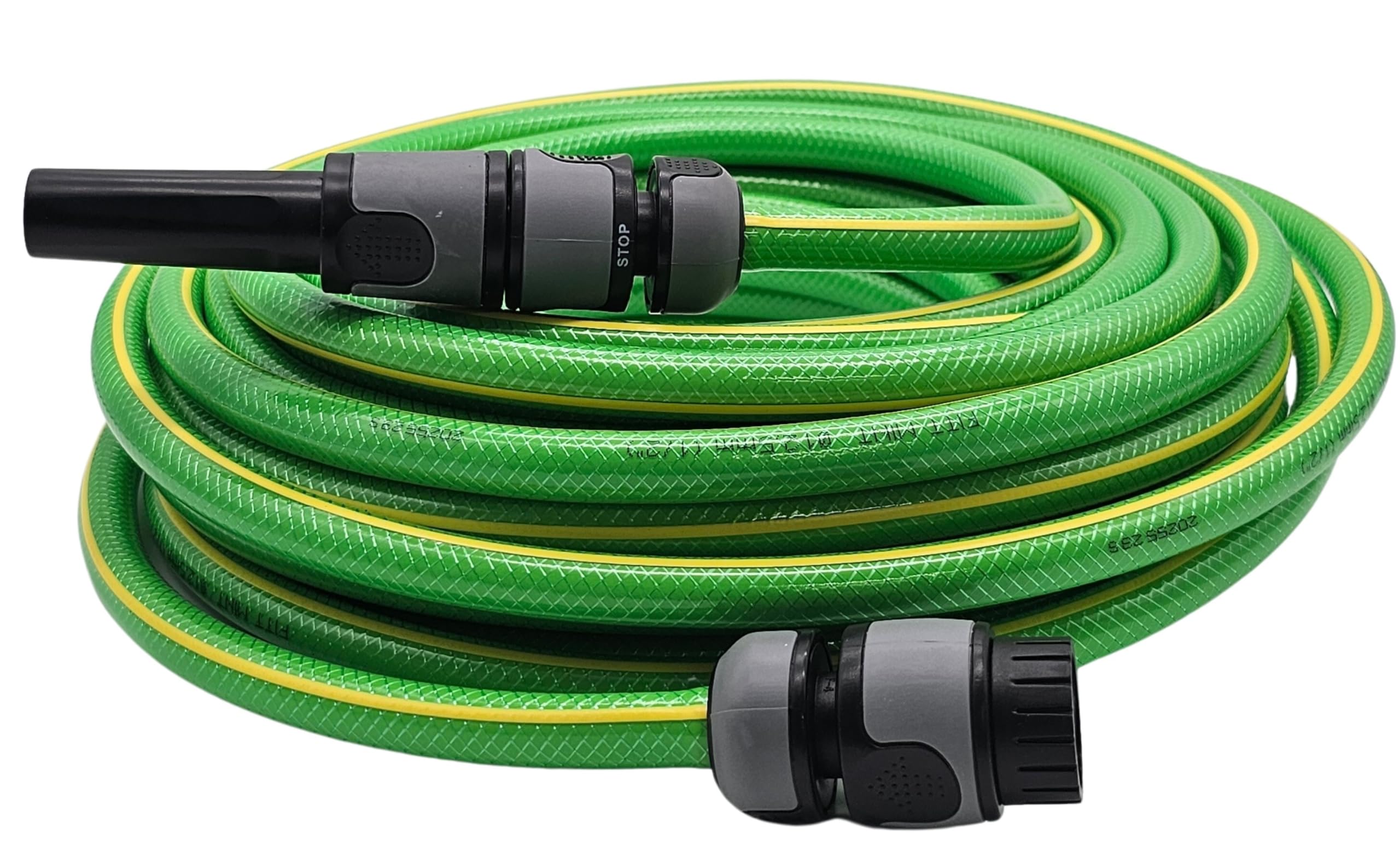 Bambelaa! Gartenschlauch 1/2 Zoll 30m Mit Anschluss Set Grün Knickfester Robuster Wasserschlauch Garten Wasserstop Anschlüsse 24 Bar Druckfester Schlauch Mit Sprühdüse Für Gartenbewässerung Balkon