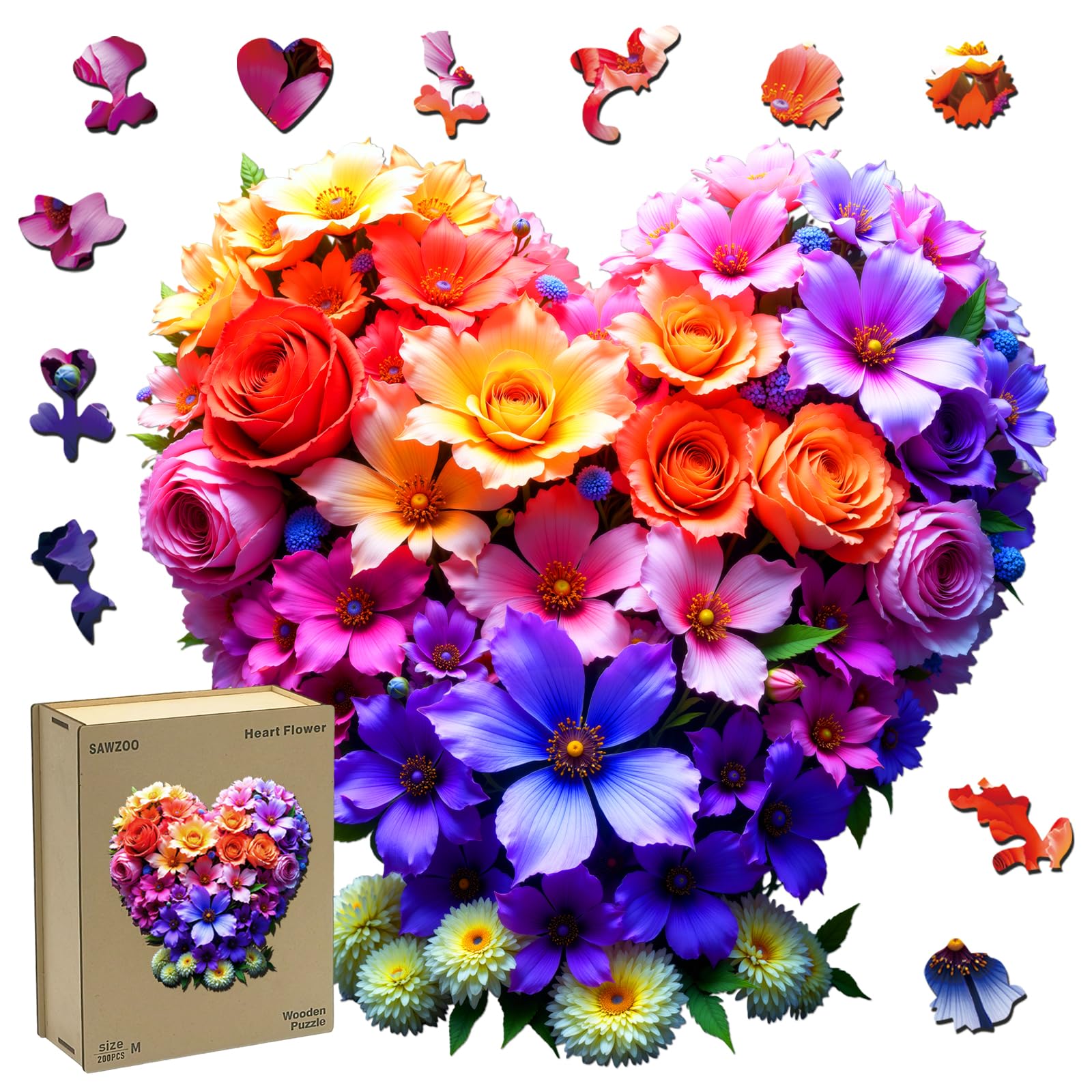 Wooden Succulent Puzzle - 200 Piece Jigsaw -10