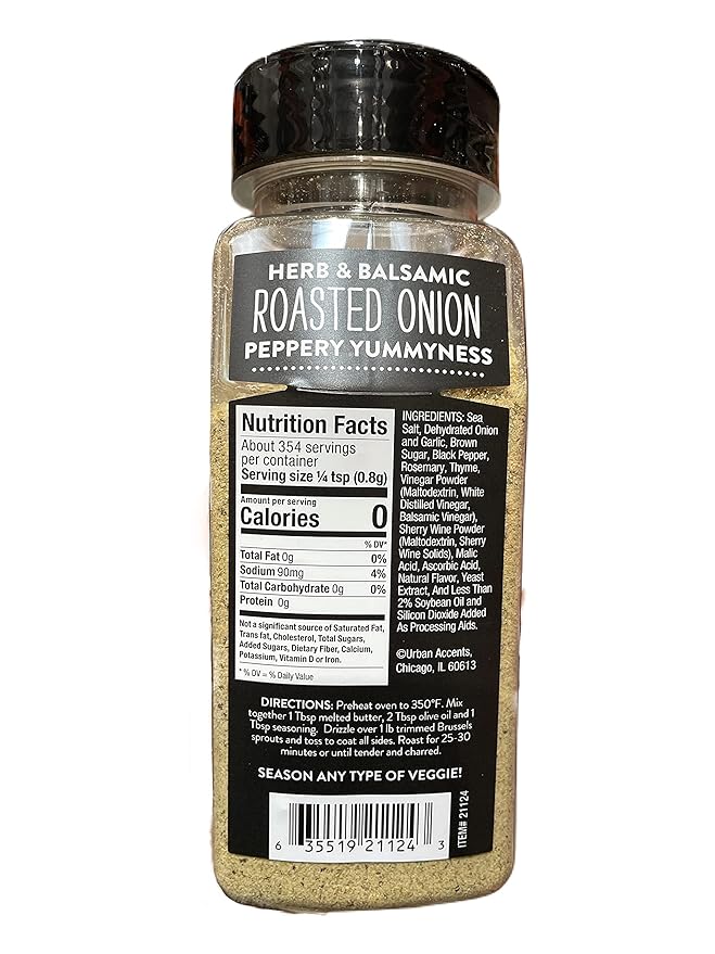 Urban Accent Sazonador para Vegetales Balsámico y Cebolla Asada 10 oz miniatura 2