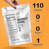 Vista 6 de It's Just - Polvo de Raíz de Flecha, 8oz (226g), Espesante Natural, Sin Gluten, Sin Lácteos, Sin OGM, Sustituto de Maicena