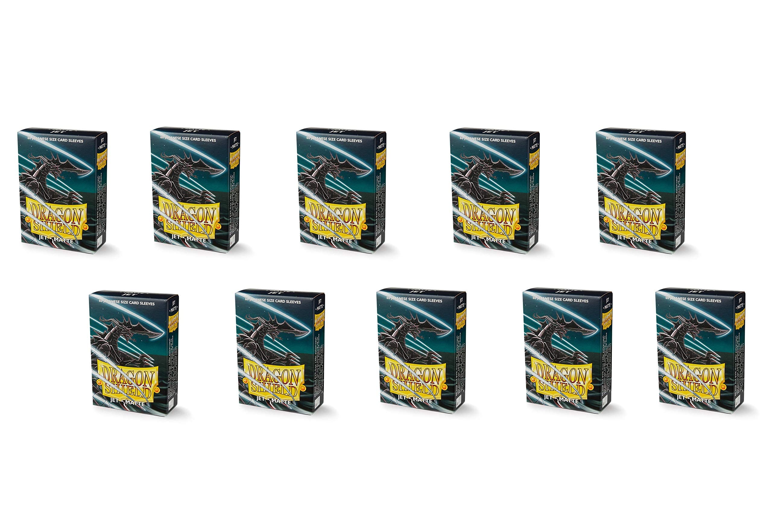 Amazon.com: 10 Packs Dragon Shield Matte Mini Japanese Jet 60 ct