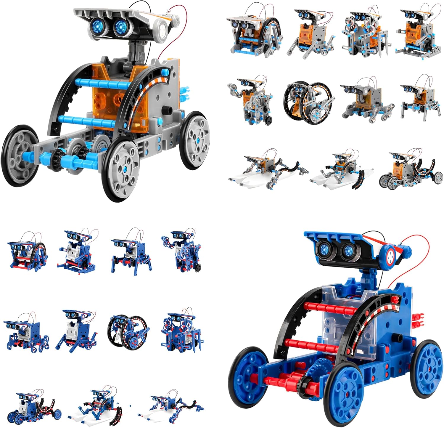 Bundle - 2 Items: Sillbird STEM 12-in-1 Education Solar Robot Toys, DIY Building Science Experiment Kit for Kids Aged 8-14, Christmas STEM Gift for Kids Teens Birthday