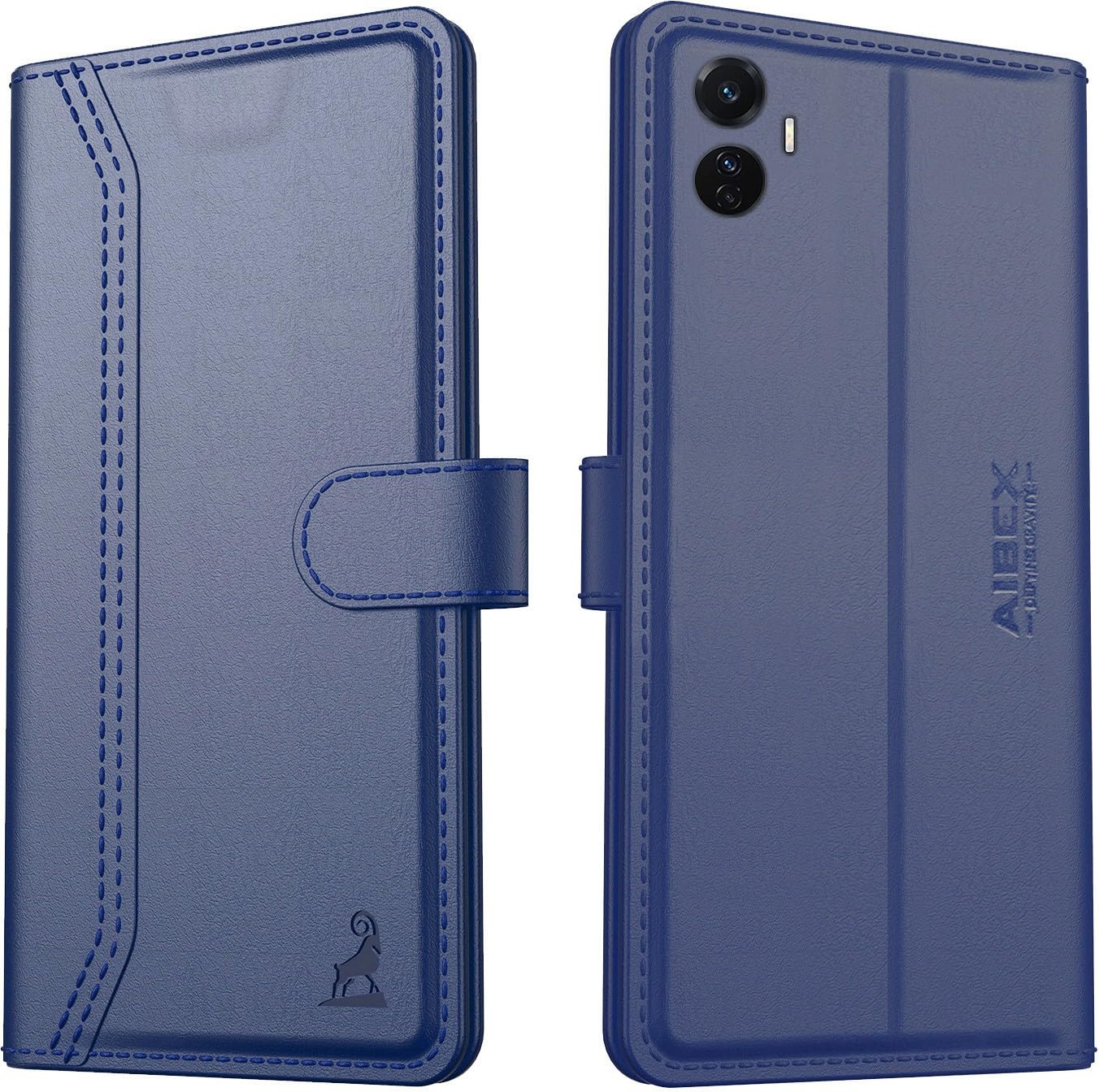 AIBEX ® Vivo T1 Pro 5G Flip Cover Leather Finish | Inside TPU with Card Pockets | Wallet Stand | Complete Protection Flip Case Blue (B0B1LSHFFX) Amazon Price History, Amazon Price Tracker