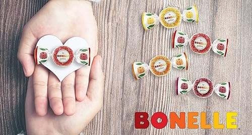 Miniatura 6 de SweetGourmet - Jaleas originales de bonelle, envueltas a granel, naranja, limón, fresa, cereza, 2 libras