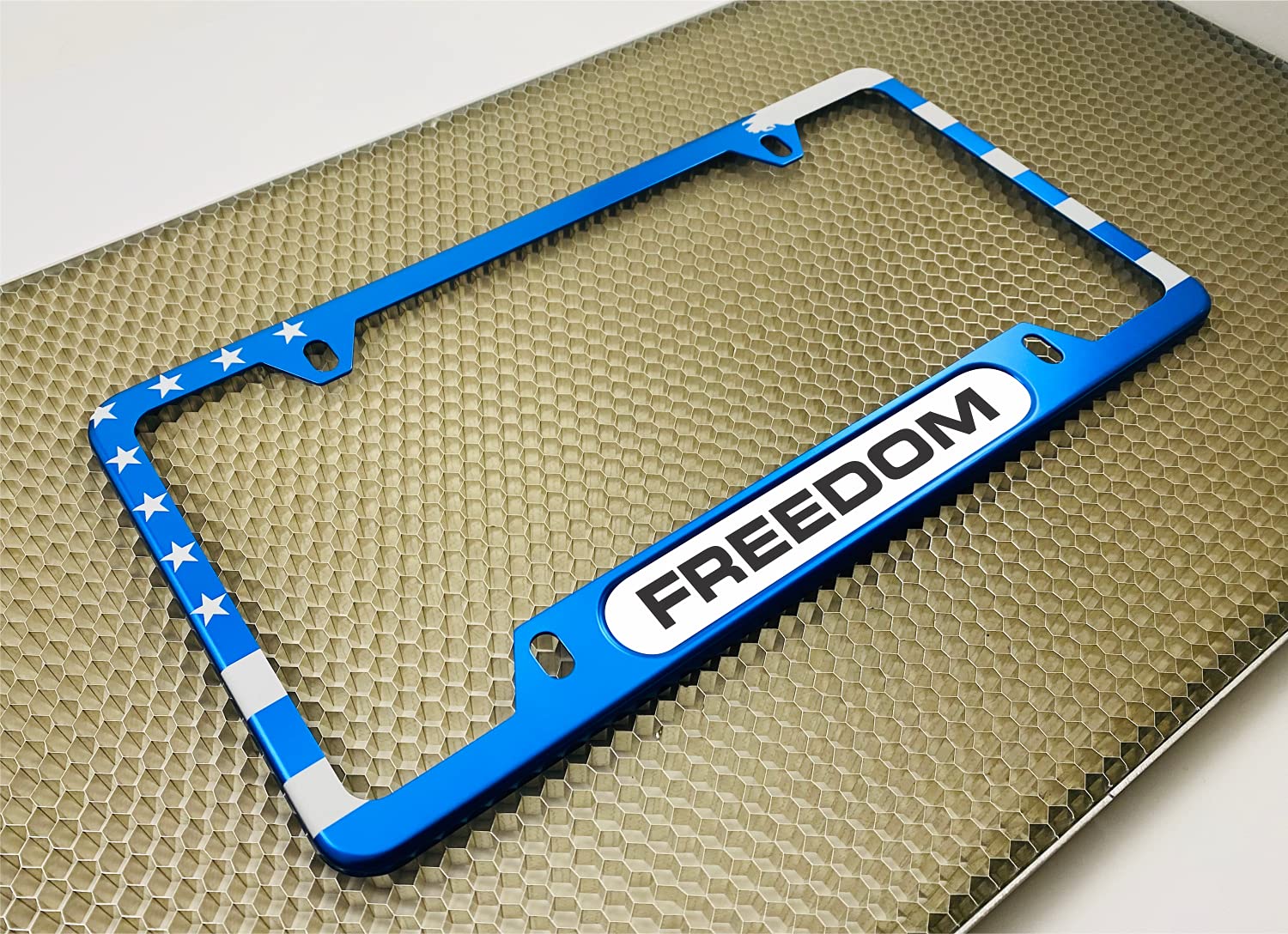 USA Patriotic | American Flag Custom Personalized Anodized Aluminum Thin Top | - Picture 56 of 133