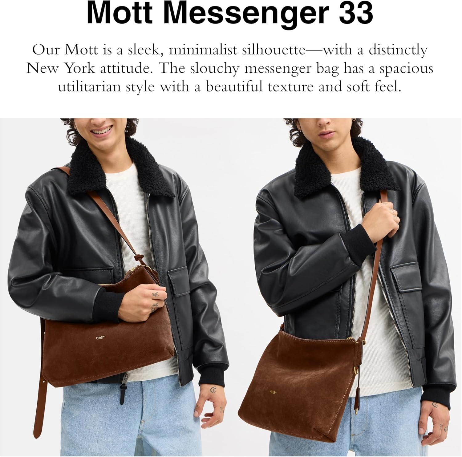 COACH mens Mott Messenger 33 - Image 3