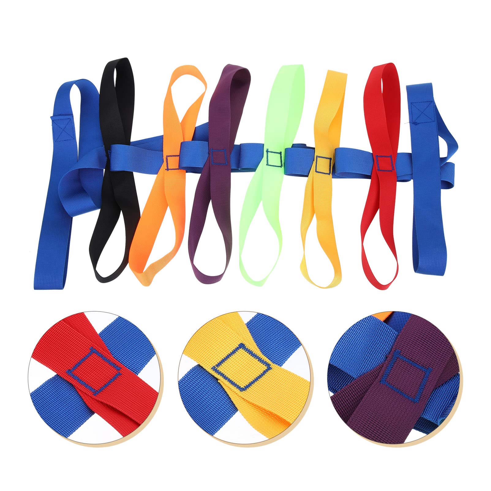Gadpiparty Corde de marche de sécurité pour enfants avec 16 poignées, corde de marche réglable en plein air, corde de sécurité pour garderie, jardin d'enfants