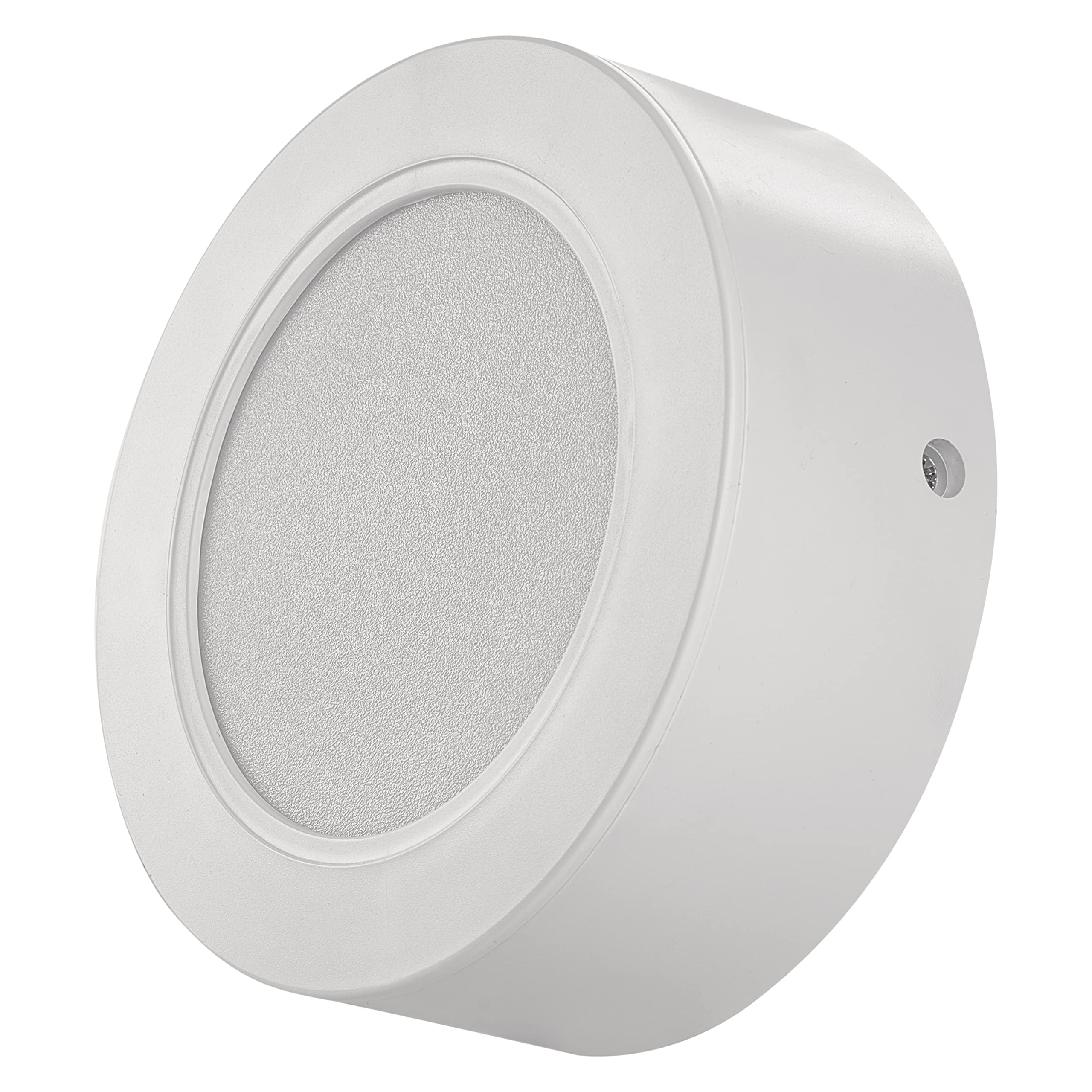 EMOS 2-in-1 LED Panel 9 W Round 900 lm Recessed Ceiling Light with Diameter 12 cm Neutral White 4000 K with LED Driver