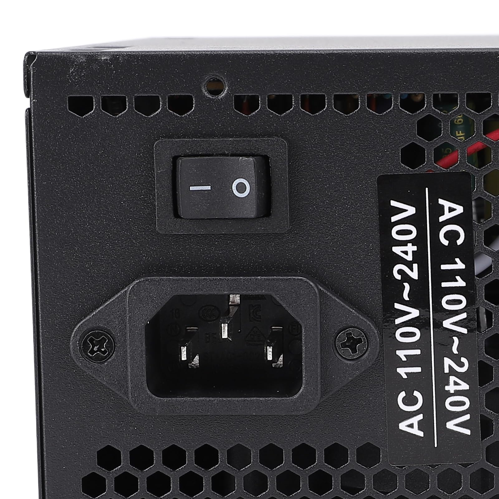 PUSOKEI Alimentatore per Chassis Desktop 500 W |ATX a Temperatura Controllata con Supporto per Protezioni Multiple Dual Core