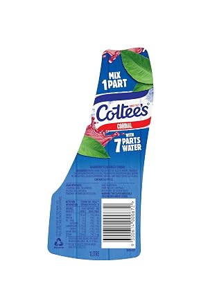Cottee's Raspberry Cordial 1L