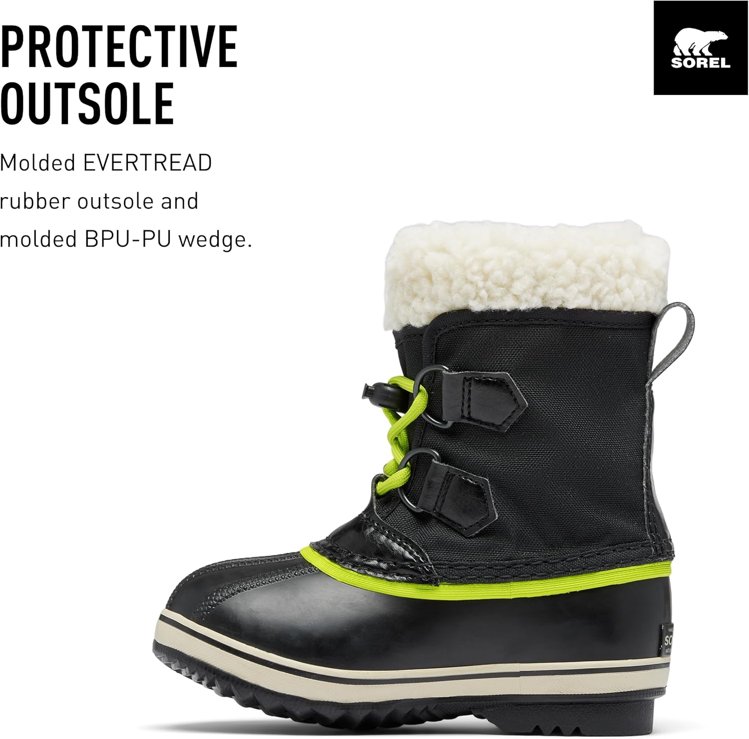 Sorel Children's Yoot Pac Nylon Waterproof Boot