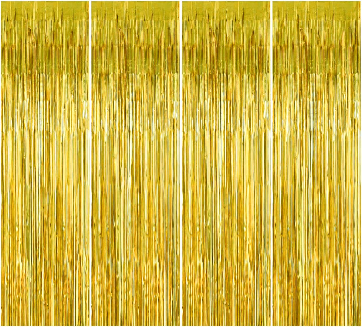 Lot De 6 Guirlandes À Franges En Feuille D'Aluminium Métallique Pour